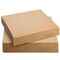 24 Pack Corrugated Cardboard Sheets 12x12, Flat Square Card Board Inserts for Packaging, DIY Crafts